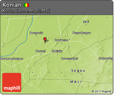 Physical 3D Map of Konian