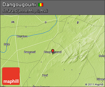Physical Map of Dangougouni