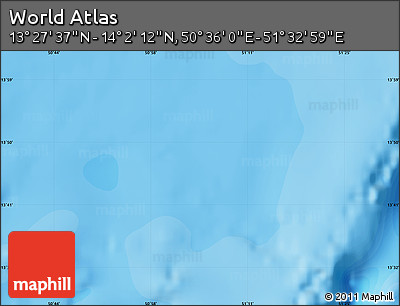 Political Map of the Area around 13° 44' 54" N, 51° 4' 30" E