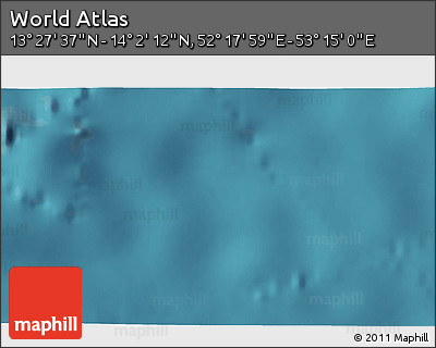 Satellite 3D Map of the Area around 13° 44' 54" N, 52° 46' 29" E