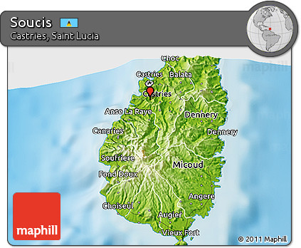 Physical 3D Map of Soucis