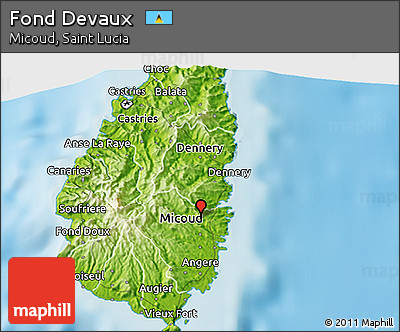 Physical 3D Map of Fond Devaux