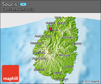 Physical 3D Map of Soucis