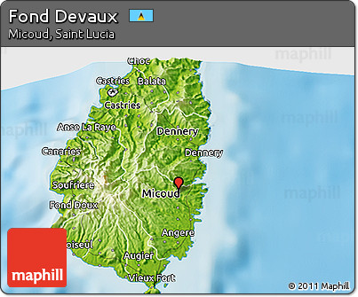 Physical 3D Map of Fond Devaux
