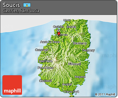 Physical 3D Map of Soucis