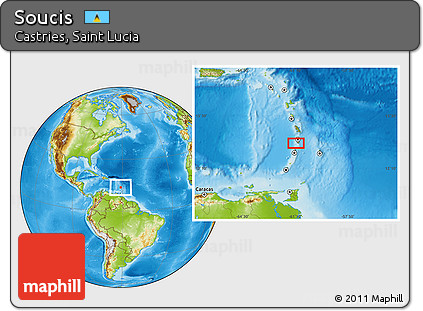 Physical Location Map of Soucis