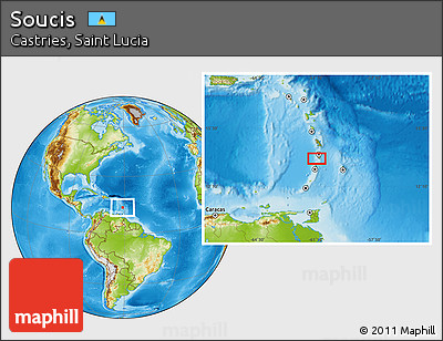 Physical Location Map of Soucis