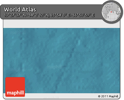 Satellite 3D Map of the Area around 13° 44' 54" N, 66° 22' 30" E
