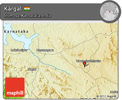 Physical 3D Map of Kārgal
