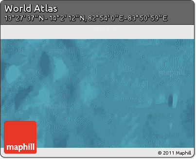 Satellite 3D Map of the Area around 13° 44' 54" N, 83° 22' 30" E