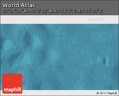 Satellite 3D Map of the Area around 13° 44' 54" N, 83° 22' 30" E
