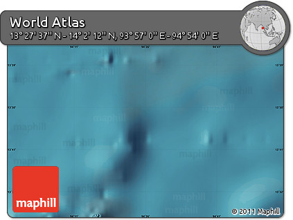 Satellite Map of the Area around 13° 44' 54" N, 94° 25' 30" E