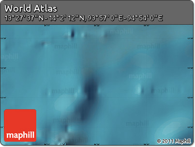 Satellite Map of the Area around 13° 44' 54" N, 94° 25' 30" E