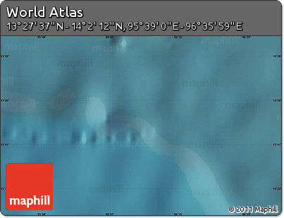 Satellite Map of the Area around 13° 44' 54" N, 96° 7' 30" E