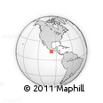 Outline Map of the Area around 13° 44' 54" N, 97° 40' 30" W, rectangular outline