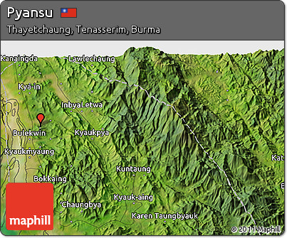 Satellite 3D Map of Pyansu