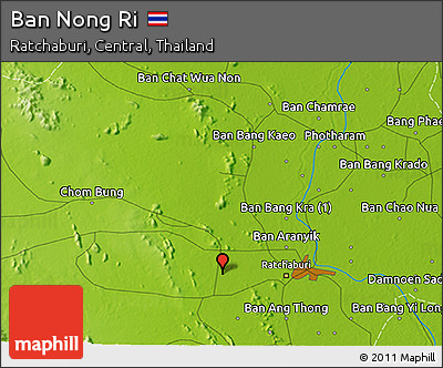 Physical 3D Map of Ban Nong Ri