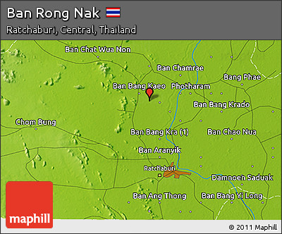 Physical 3D Map of Ban Rong Nak