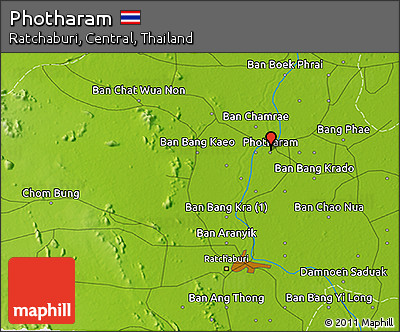 Physical 3D Map of Photharam