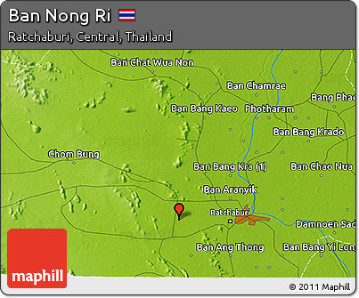 Physical 3D Map of Ban Nong Ri