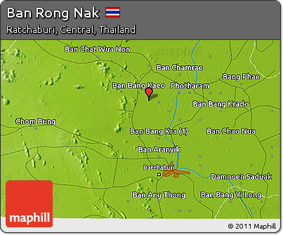 Physical 3D Map of Ban Rong Nak