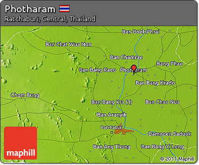 Physical 3D Map of Photharam