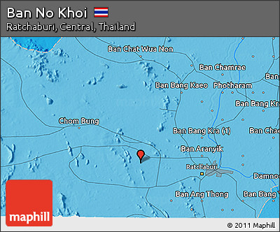 Political 3D Map of Ban No Khoi
