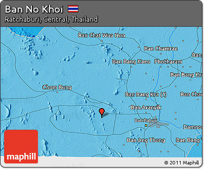 Political 3D Map of Ban No Khoi