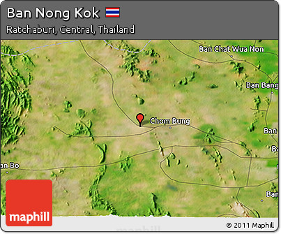 Satellite 3D Map of Ban Nong Kok