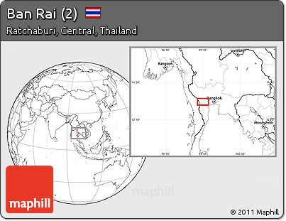 Blank Location Map of Ban Rai (2)