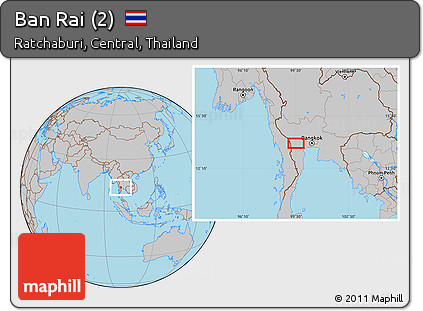 Gray Location Map of Ban Rai (2)