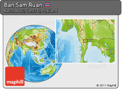 Physical Location Map of Ban Sam Ruan