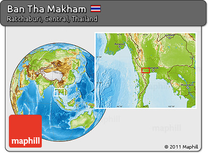 Physical Location Map of Ban Tha Makham