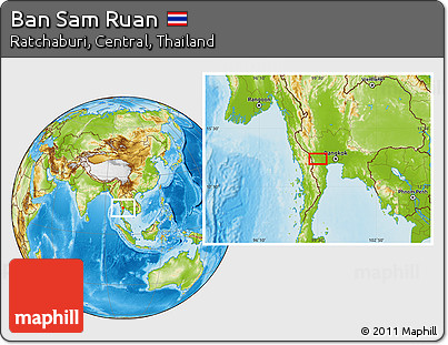Physical Location Map of Ban Sam Ruan