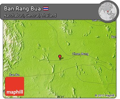 Physical Map of Ban Rang Bua
