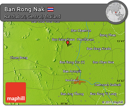 Physical Map of Ban Rong Nak