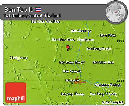 Physical Map of Ban Tao It
