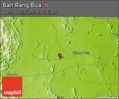 Physical Map of Ban Rang Bua
