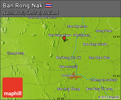 Physical Map of Ban Rong Nak