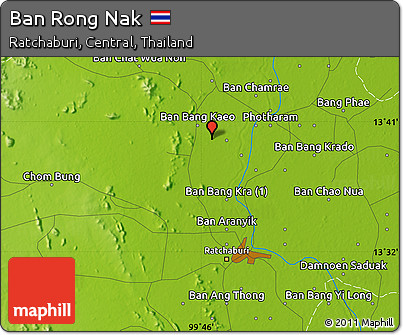 Physical Map of Ban Rong Nak