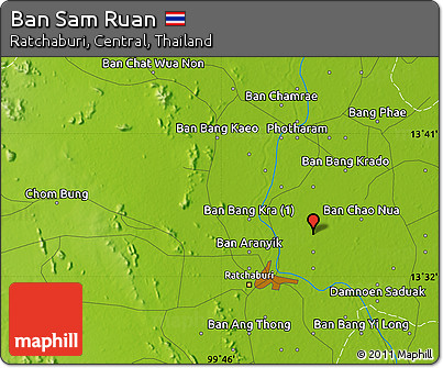 Physical Map of Ban Sam Ruan