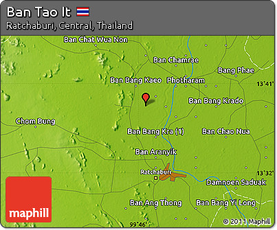 Physical Map of Ban Tao It