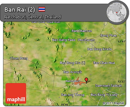 Satellite Map of Ban Rai (2)