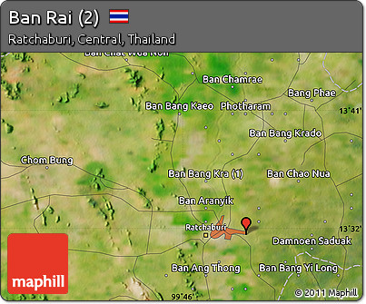 Satellite Map of Ban Rai (2)