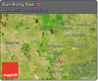 Satellite Map of Ban Rong Nak