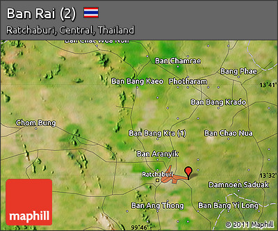 Satellite Map of Ban Rai (2)