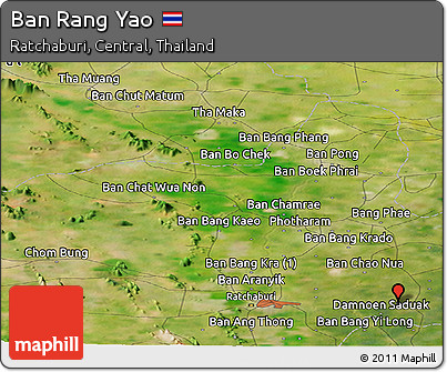 Satellite Panoramic Map of Ban Rang Yao