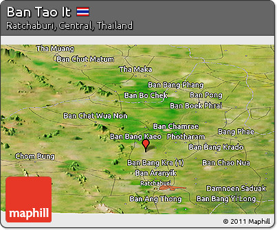 Satellite Panoramic Map of Ban Tao It
