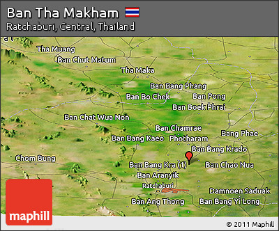 Satellite Panoramic Map of Ban Tha Makham