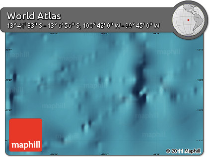 Satellite Map of the Area around 13° 24' 15" S, 100° 13' 29" W